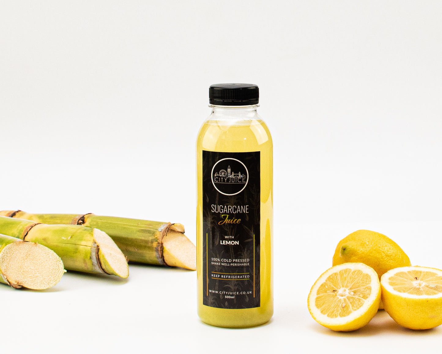 Fresh Sugarcane Juice Mixed with Lemon | City Juice