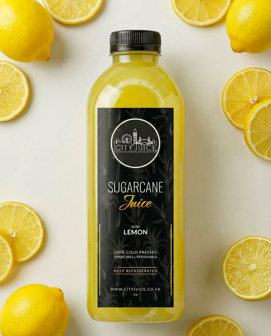 1 litre Sugarcane Juice mixed with Lemon